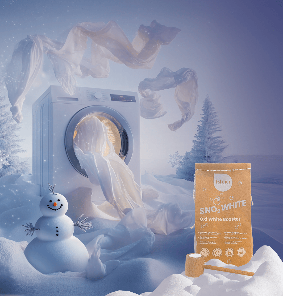bluu snO2 white - Oxi White Booster - bluu - Die Waschsensation