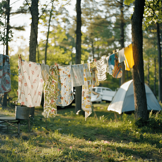 Wäsche waschen beim Camping  - bluu - Die Waschsensation