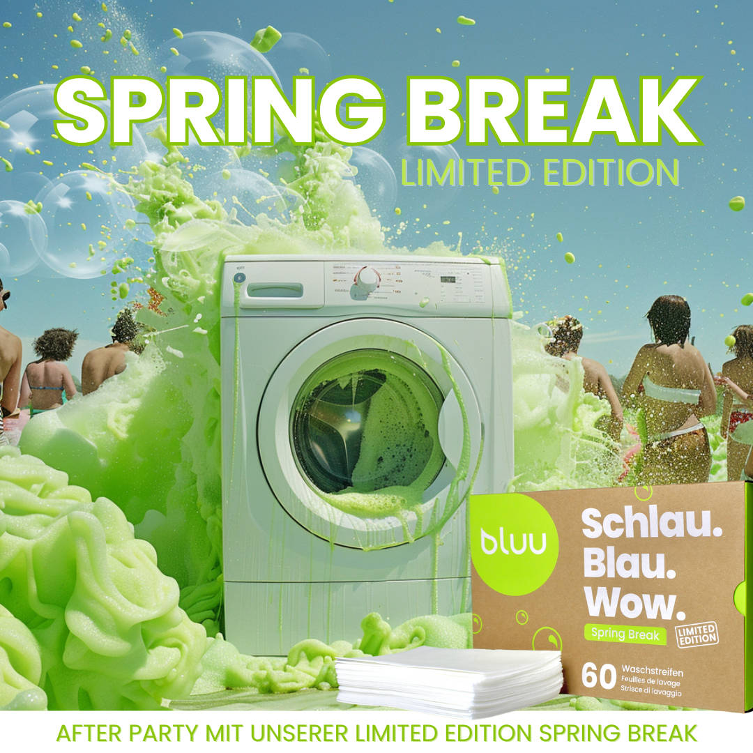 Feuilles de lavage bluu- Edition Limitée Spring Break