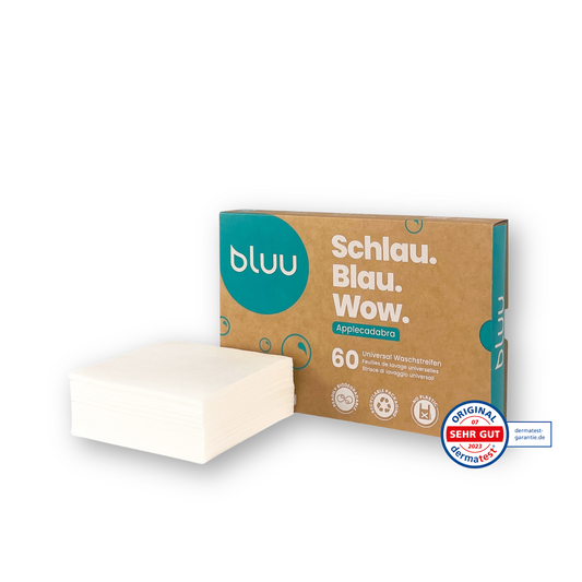 Strisce di lavaggio bluu - Applecadabra