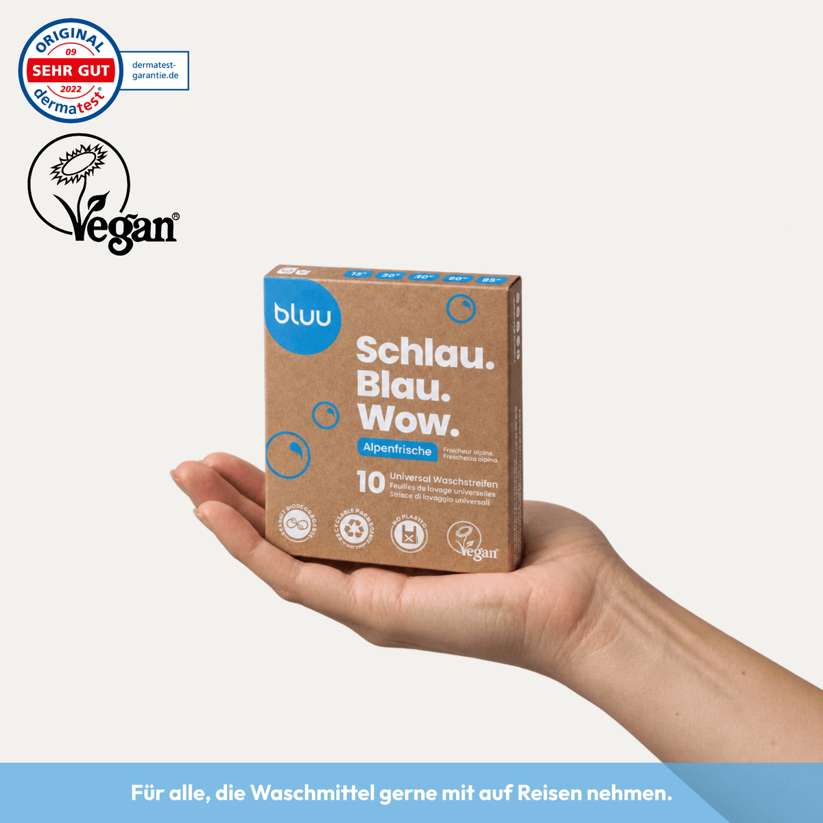 Alpenfrische 10er Box Travel - BL00021 - bluu - Die Waschsensation