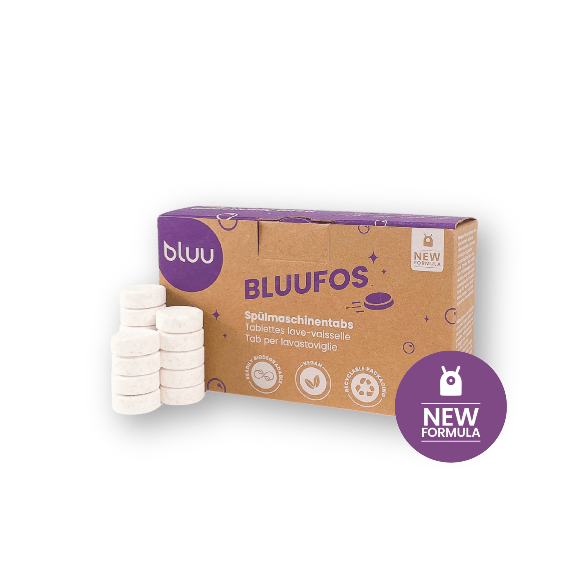 bluufos – Spülmaschinentabs - BL00050 - bluu - Die Waschsensation