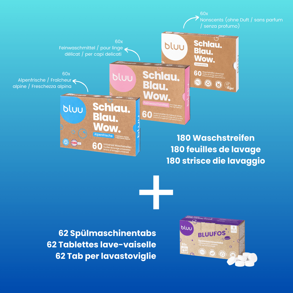CSS Vorteilspack - BSET028AC - bluu - Die Waschsensation