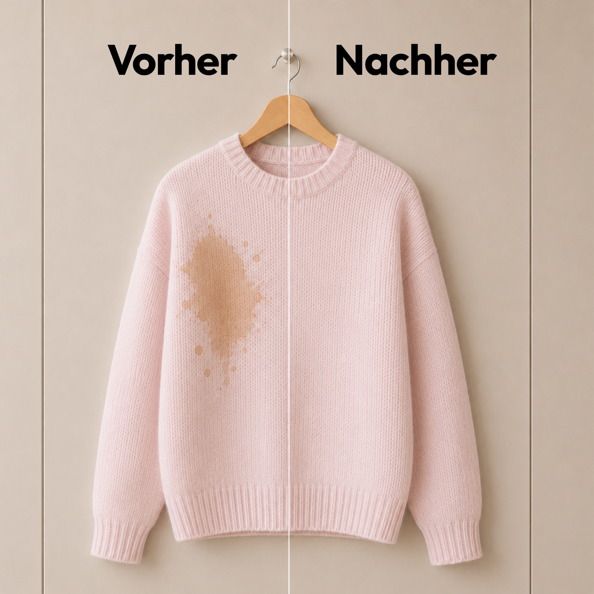 Feinwaschmittel Usage Vorher-Nachher DE