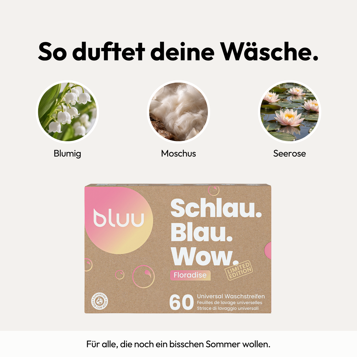Waschstreifen - Limited Edition Floradise