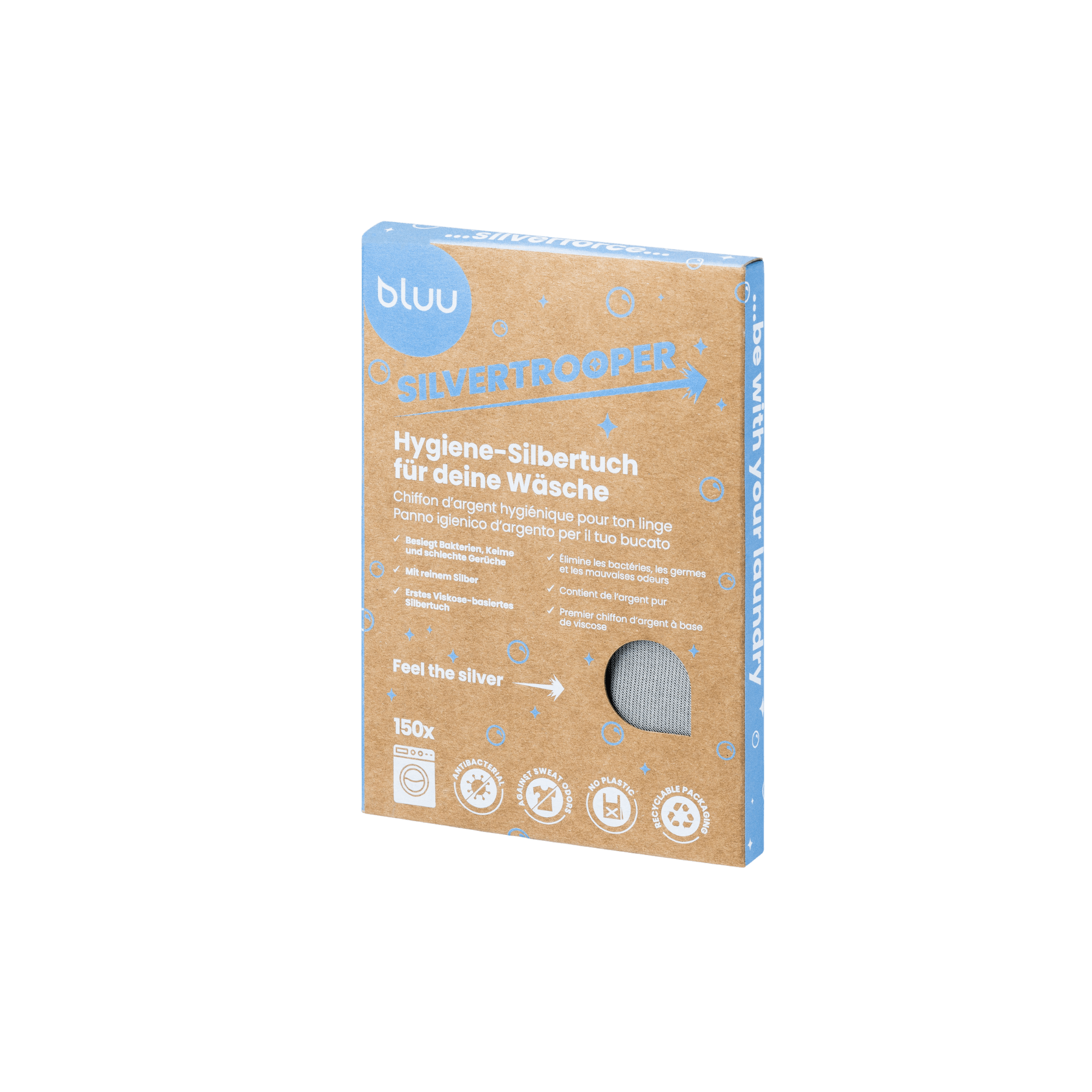 Hygiene Silbertuch - Silvertrooper - BL00090 - bluu - Die Waschsensation