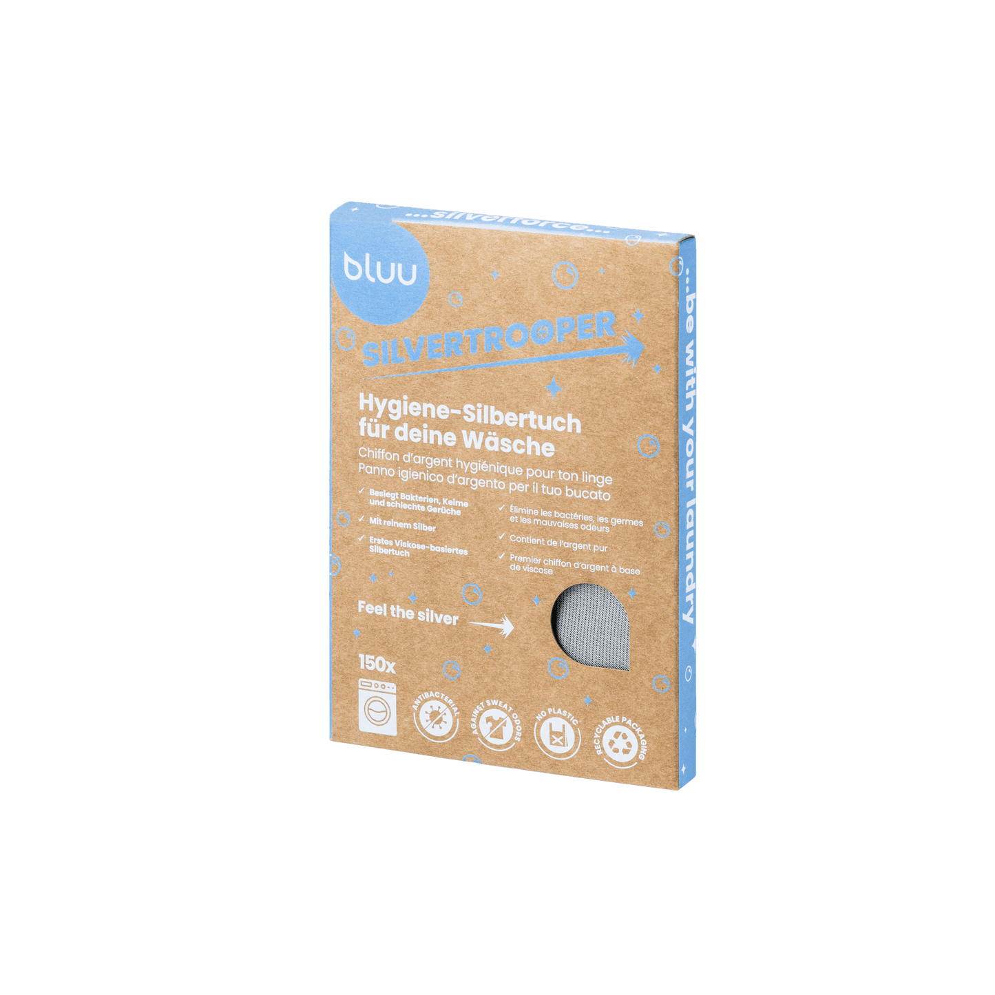 Hygiene Silbertuch - Silvertrooper - BL00090 - bluu - Die Waschsensation