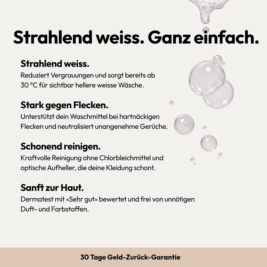Oxi White Booster - SnO₂ White inkl. Dosierlöffel - BSET016 - bluu - Die Waschsensation