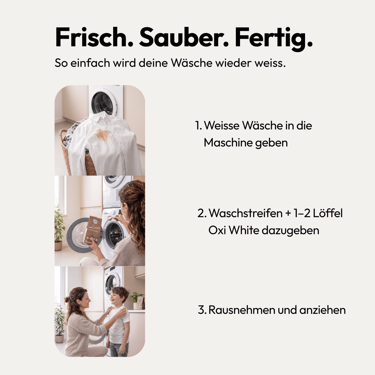 Oxi White Booster - SnO₂ White inkl. Dosierlöffel - BSET016 - bluu - Die Waschsensation