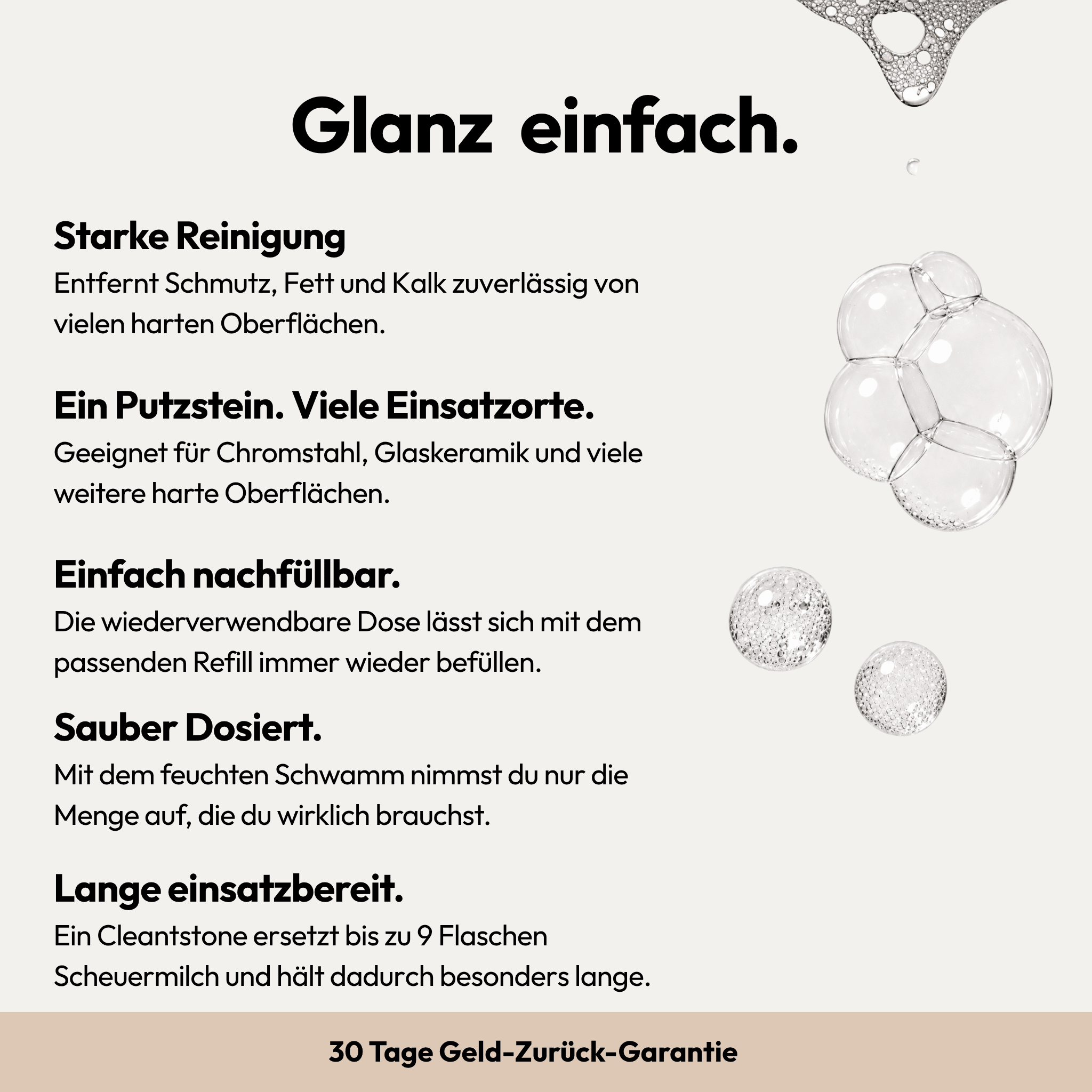 Putzstein - Fred Cleantstone - BL00095 - bluu - Die Waschsensation