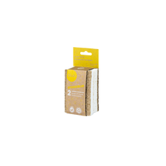 Spongeblub Antikratz-Schwämme in der gelb-braunen Verpackung