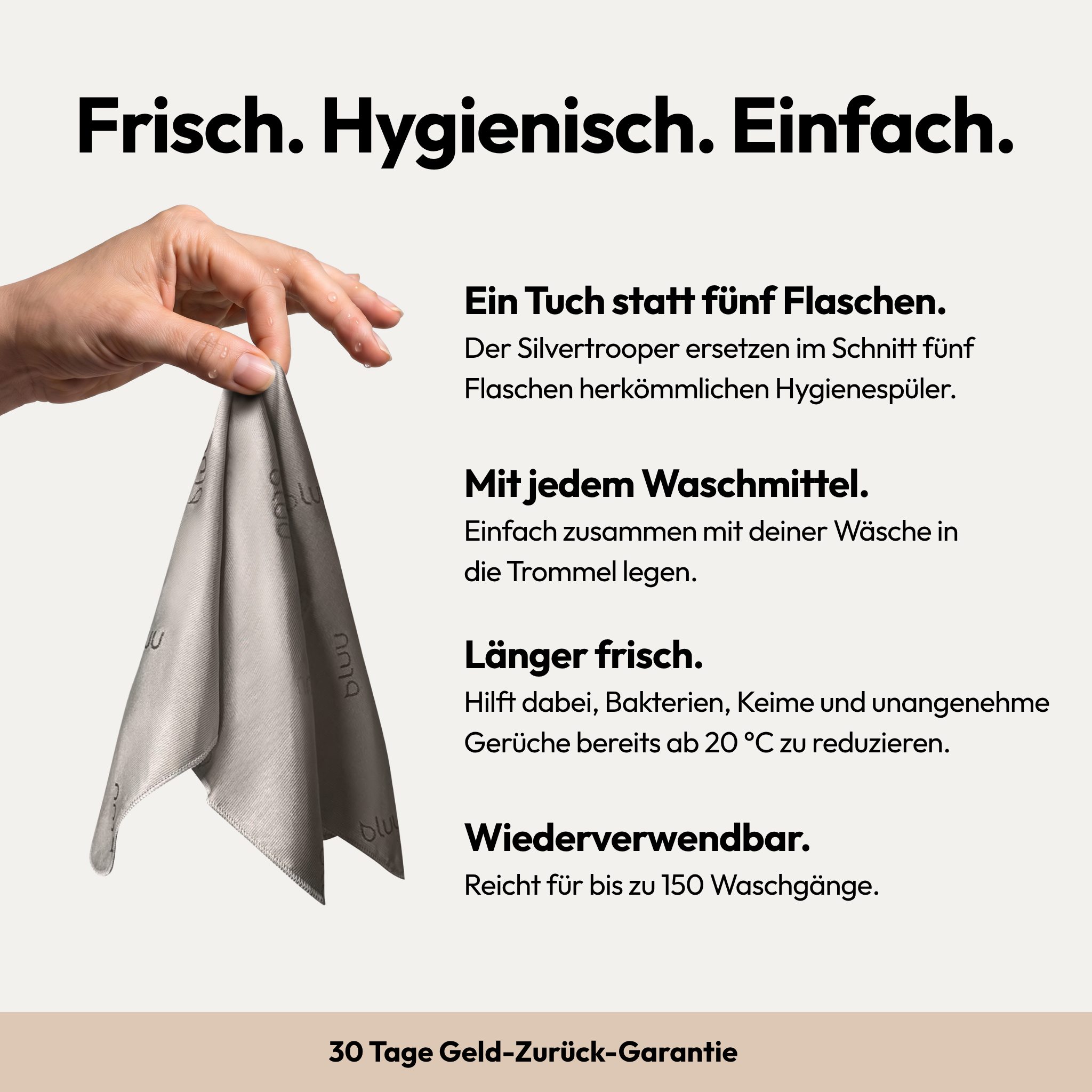Hygiene Silbertuch - Silvertrooper