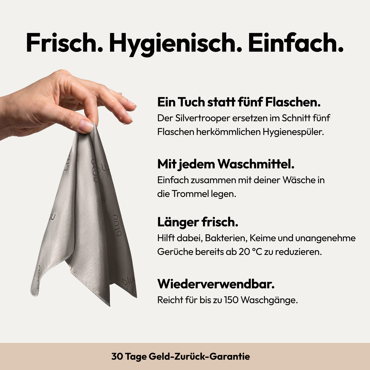 bluu silvertrooper - Hygiene silver cloth