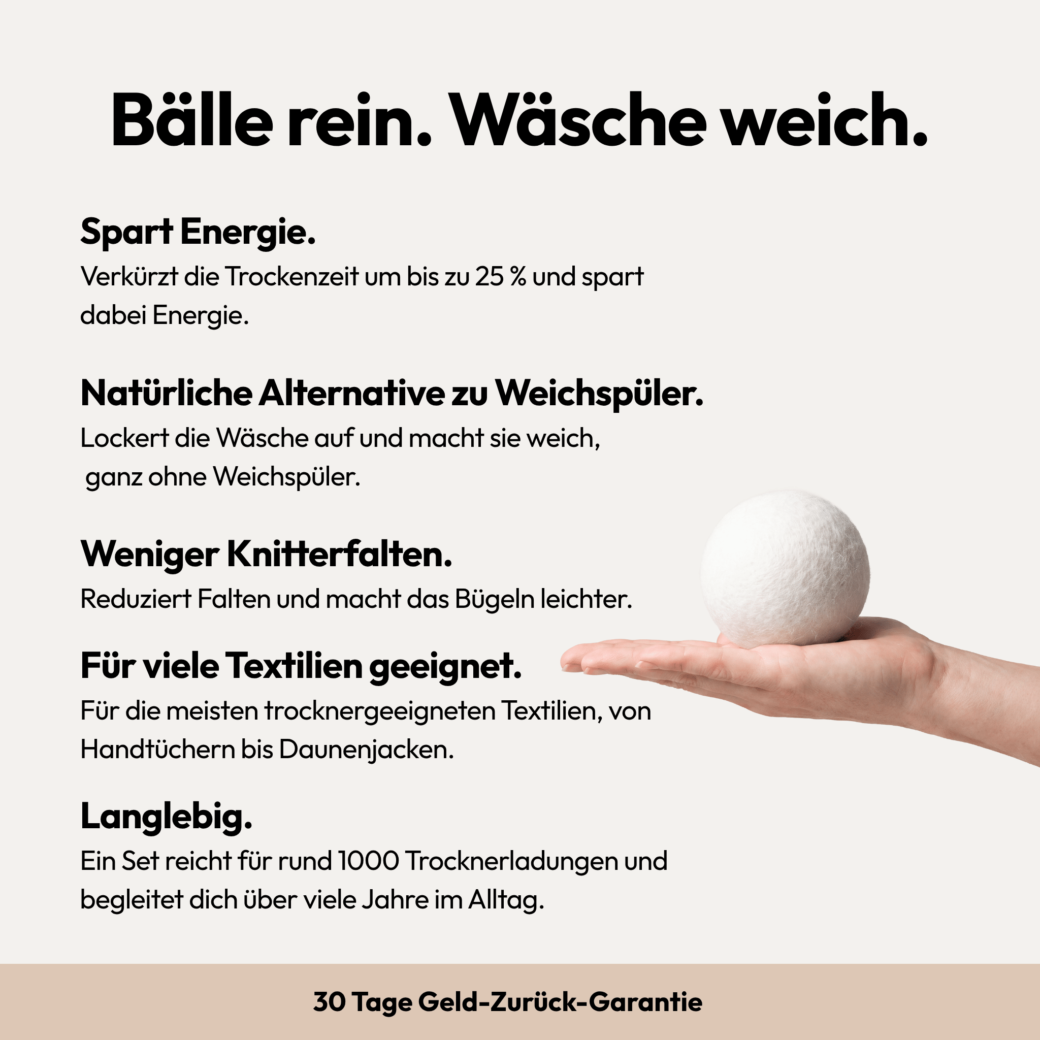 Trocknerbälle - bluu Balls - BL00036 - bluu - Die Waschsensation