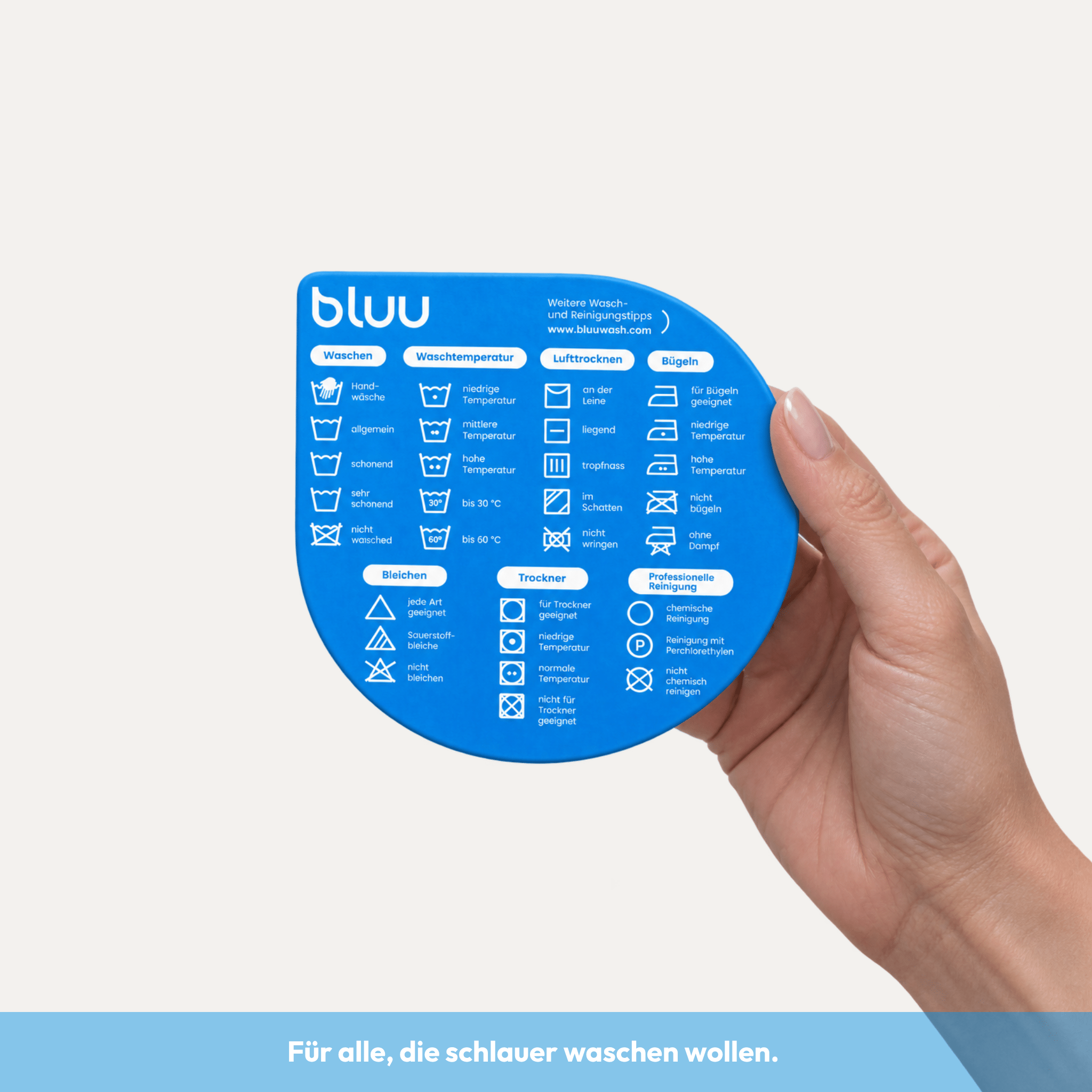 Waschmagnet - Wash Guide - BL00048 - bluu - Die Waschsensation