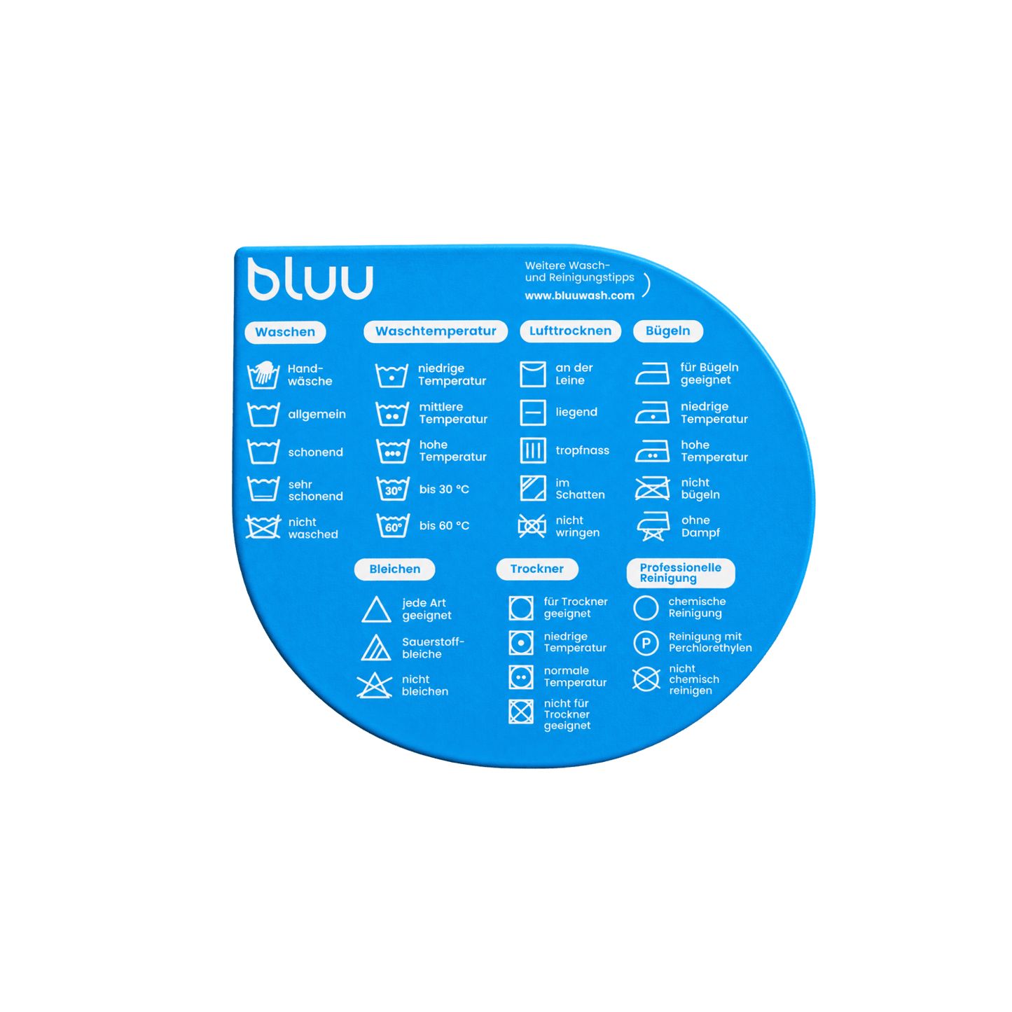 Waschmagnet - Wash Guide - BL00048 - bluu - Die Waschsensation